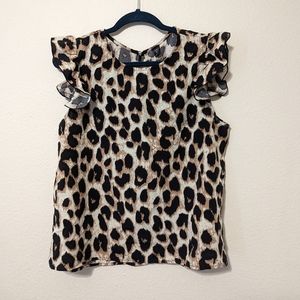 Shein Curve leopard shirt